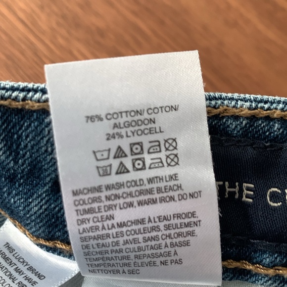 LUCKY BRAND THE CUTOFF DISTRESSED SHORTS - Picture 7 of 8